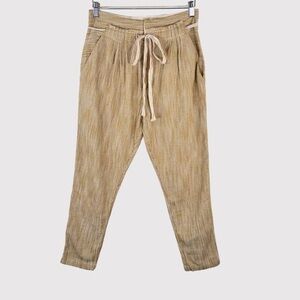 Free People slouchy pants, mustard yellow, size 6